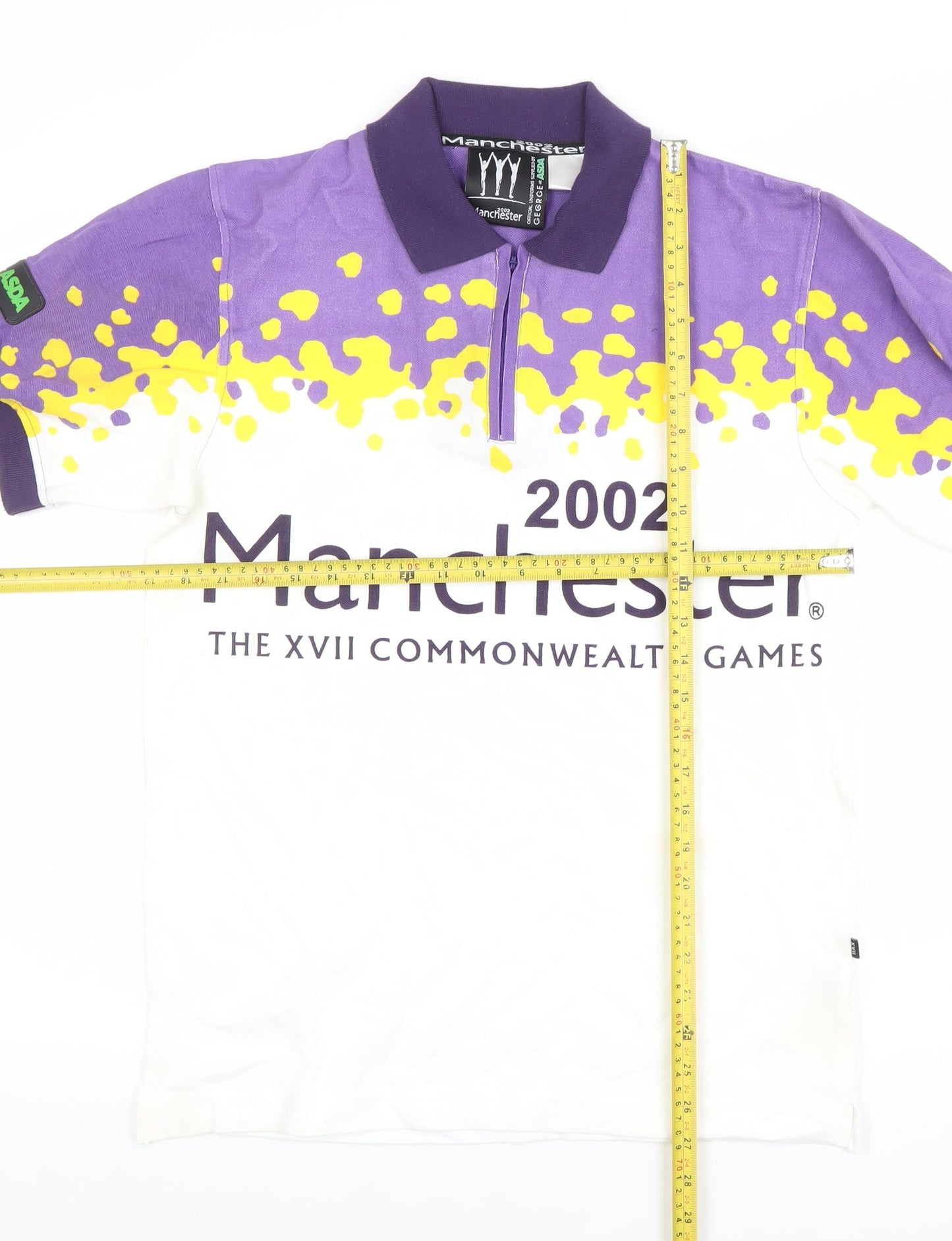 George Mens XS Multicoloured 2002 Commonwealth Games Polo Shirt