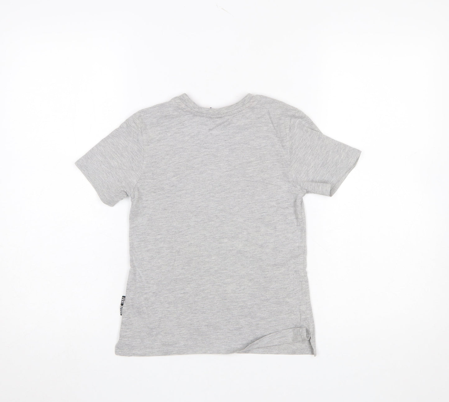 Primark Boys Grey Space Jam T-Shirt 6-7 Years Short Sleeve Tune Squad Tee