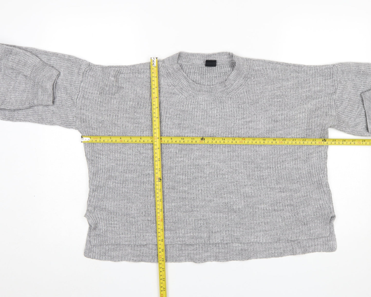 Urban Outfitters Women's Grey Chunky Knit Pullover Jumper Size M