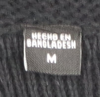 Additional view of Only & Sons Men’s Black Cotton Blend V-Neck jumper M
