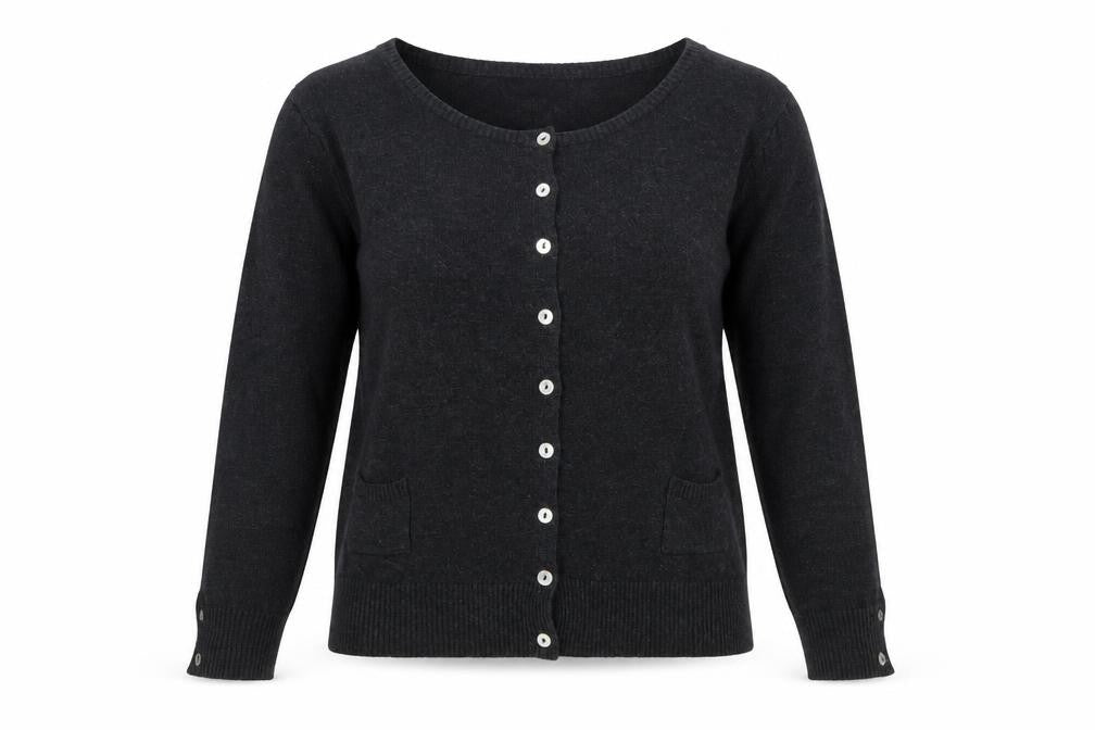 Repubblica Women's Black Lightweight Knit Cardigan Size S