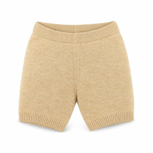 Next Baby Beige Knit Shorts 0-3 Months Unisex Soft Elastic Waist