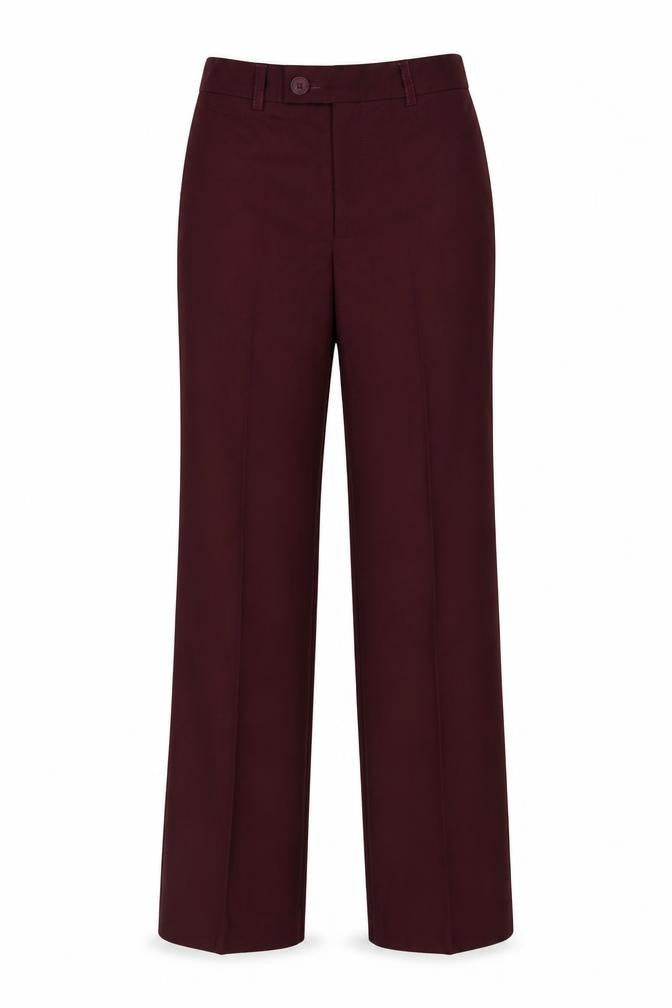 Stradivarius Women’s Red Straight Leg Dress Trousers Size 4