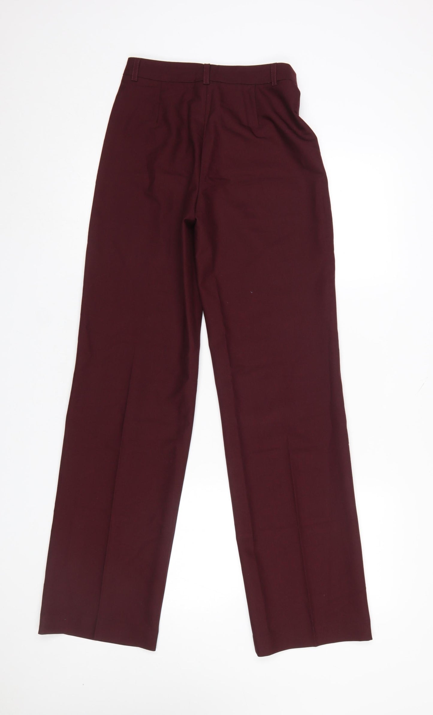 Stradivarius Women’s Red Straight Leg Dress Trousers Size 4