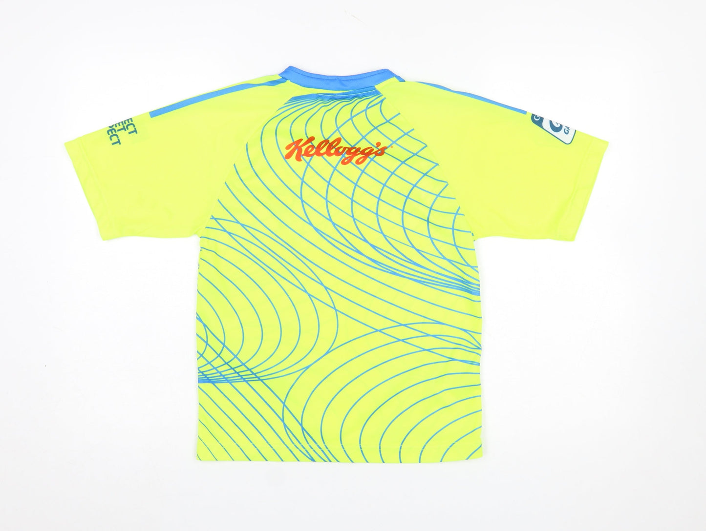 O'Neills Boys Yellow GAA Kellogg's Cool Camps Jersey T-Shirt Size 3 Years