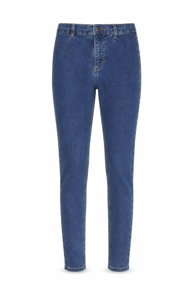 Topshop Women's Blue Skinny Stretch Jeans Size 8 W25 L32