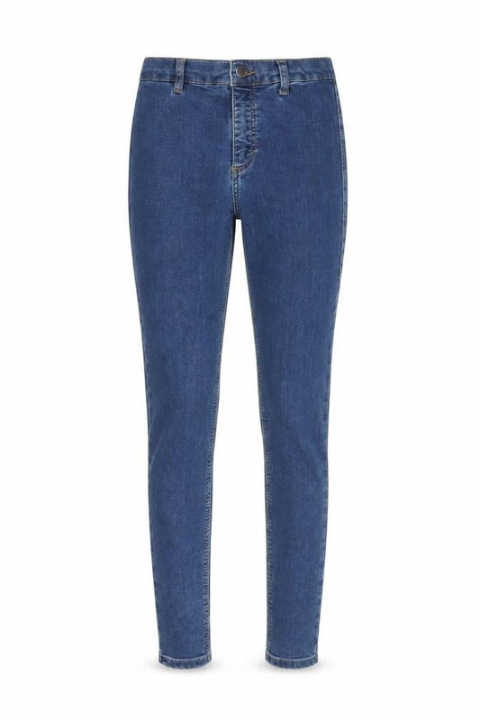 Topshop Women's Blue Skinny Stretch Jeans Size 8 W25 L32