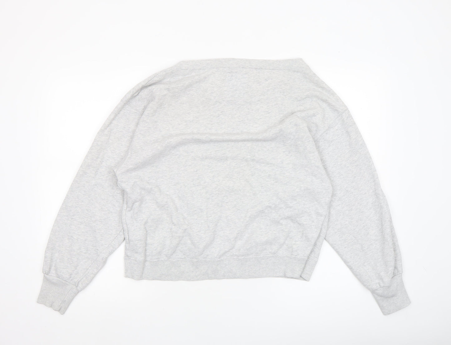 Hollister Women's Grey Small Pullover Sweatshirt Crew Neck Long Sleeve