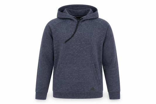 Adidas Women's Blue Pullover Hoodie Size 12 M Cotton Blend