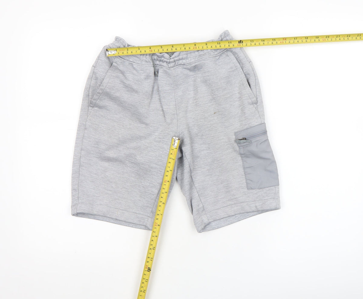 The North Face Boys Grey Sweat Shorts Size 12 Years Regular Fit