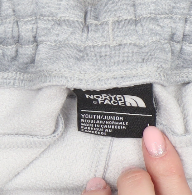 The North Face Boys Grey Sweat Shorts Size 12 Years Regular Fit