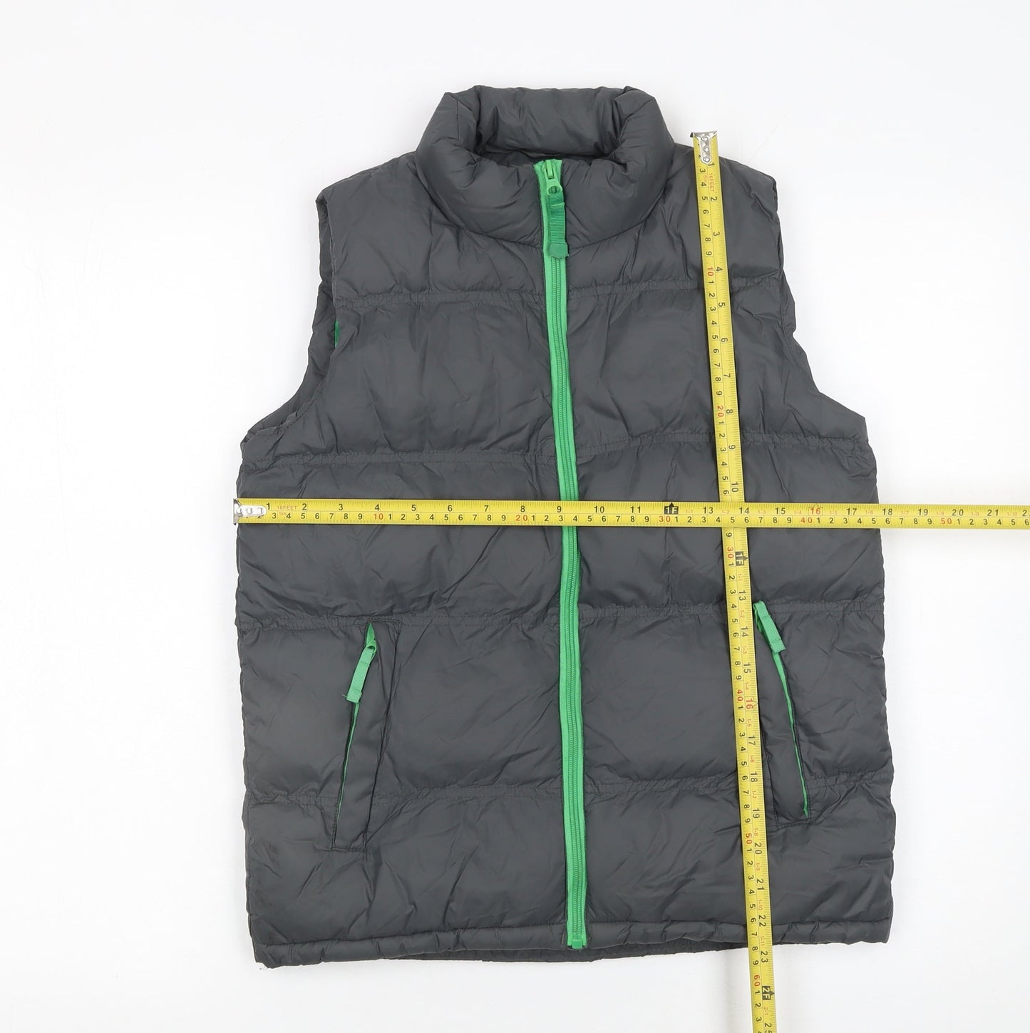 Peter Storm Boys Grey Padded Bodywarmer Waistcoat Age 13 Years