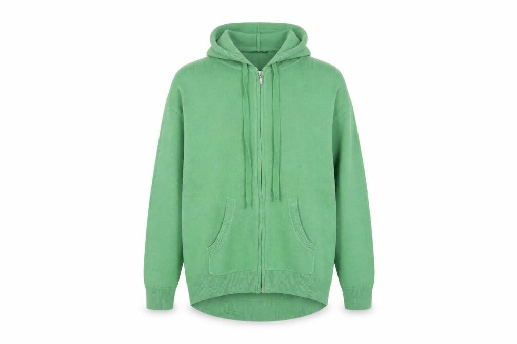Marks & Spencer Women’s Green Full Zip Hooded Jumper Size S