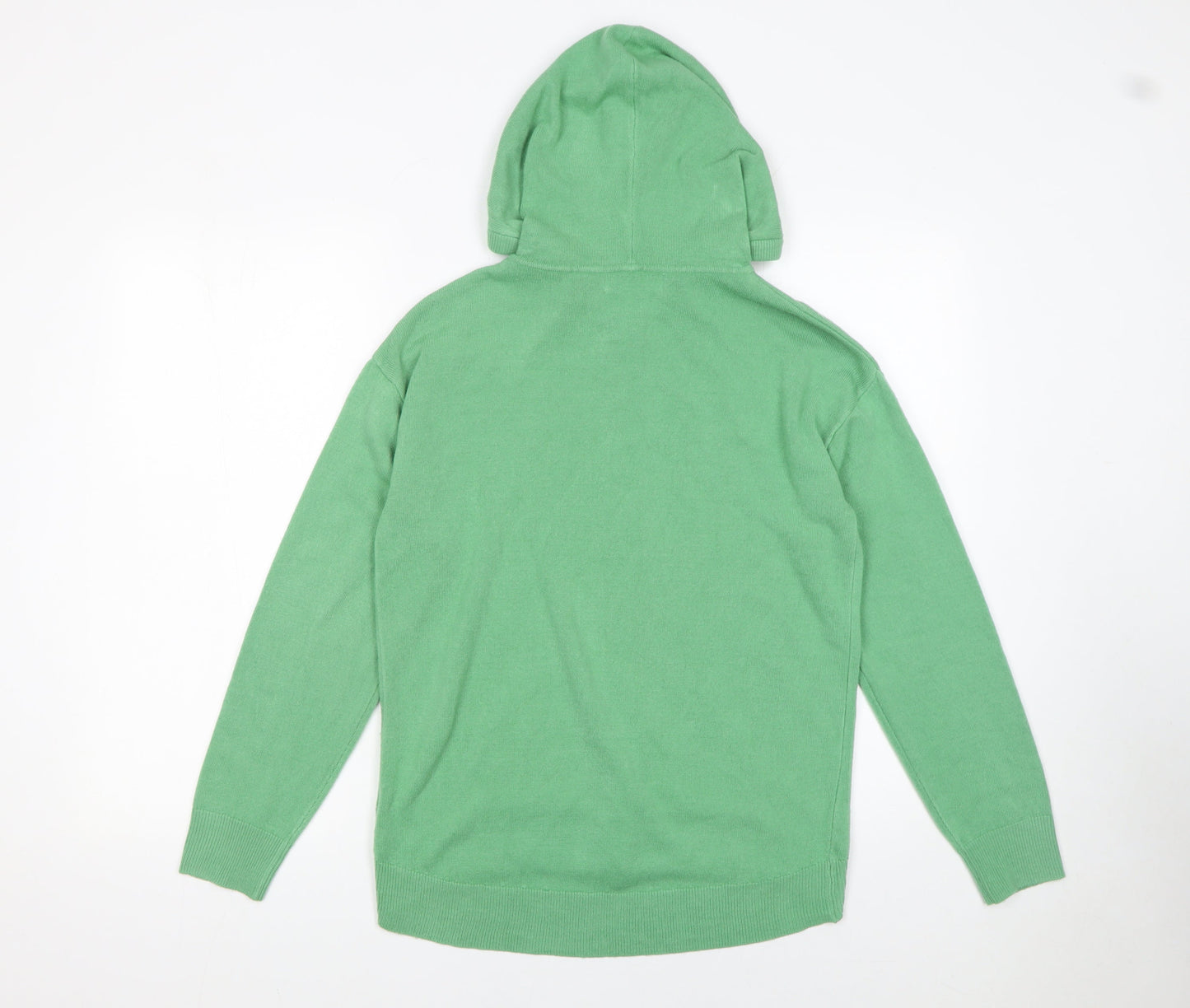 Marks and Spencer Women’s Green Full Zip Hooded Jumper Size S