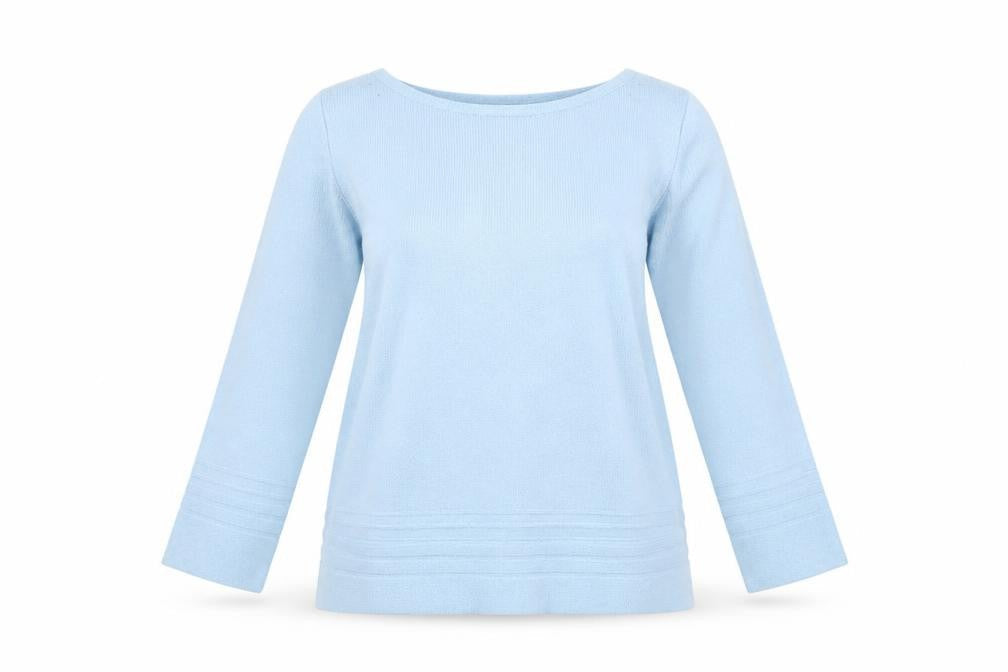 Marks & Spencer Women Blue Wool Acrylic Pullover Jumper Size 12
