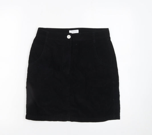 Papaya Women’s Black Corduroy Pencil Skirt Size 8