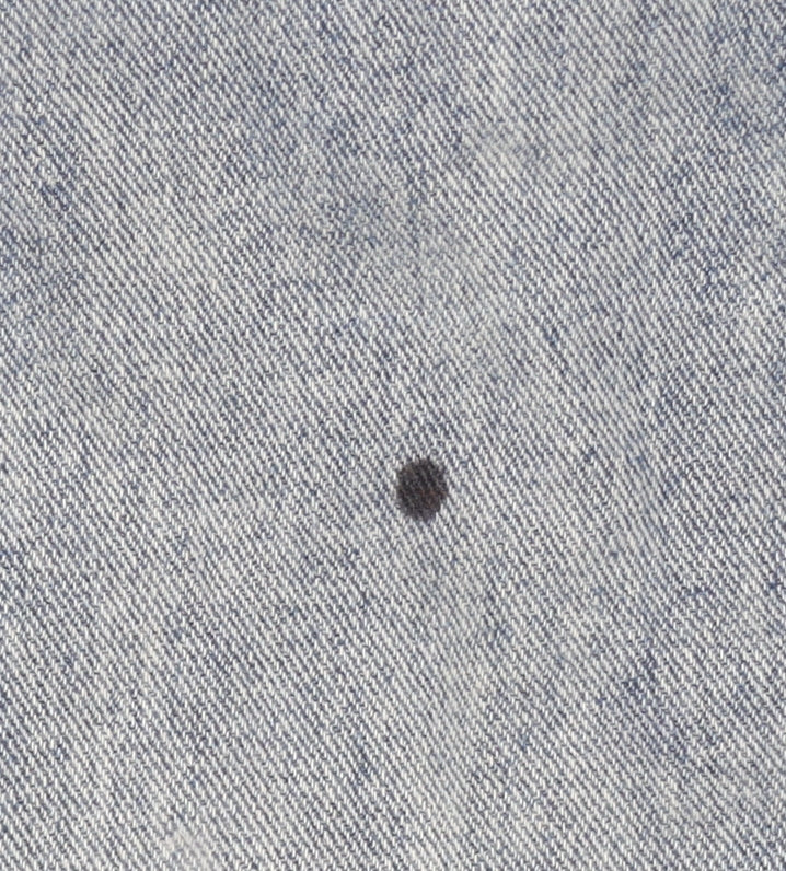 PrettyLittleThing Petite Light Blue Distressed Straight Jeans UK 4