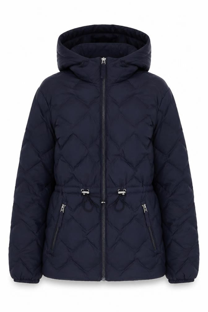 Marks & Spencer Women's Blue Size 8 Hooded Puffer Jacket