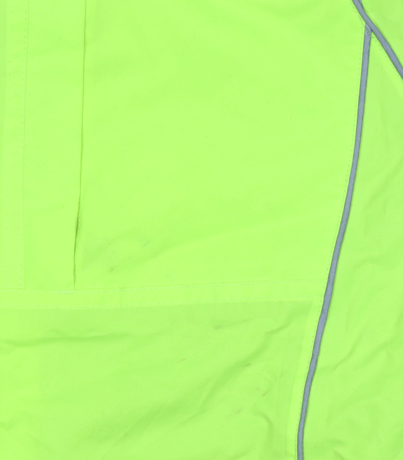 Eddy Mens Green Reflective Cycling Windbreaker Jacket Size M
