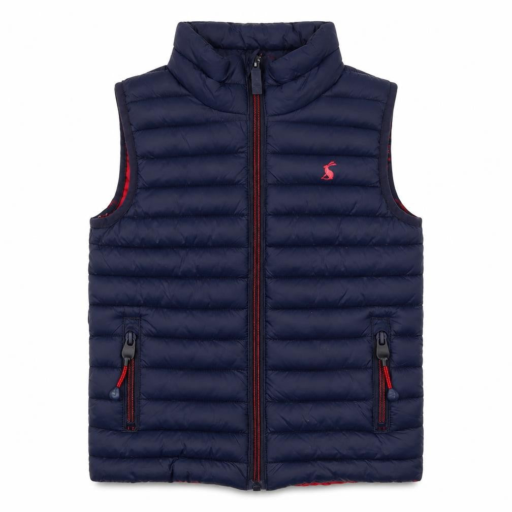 Joules Boys Blue Padded Quilted Bodywarmer Gilet 4 Years