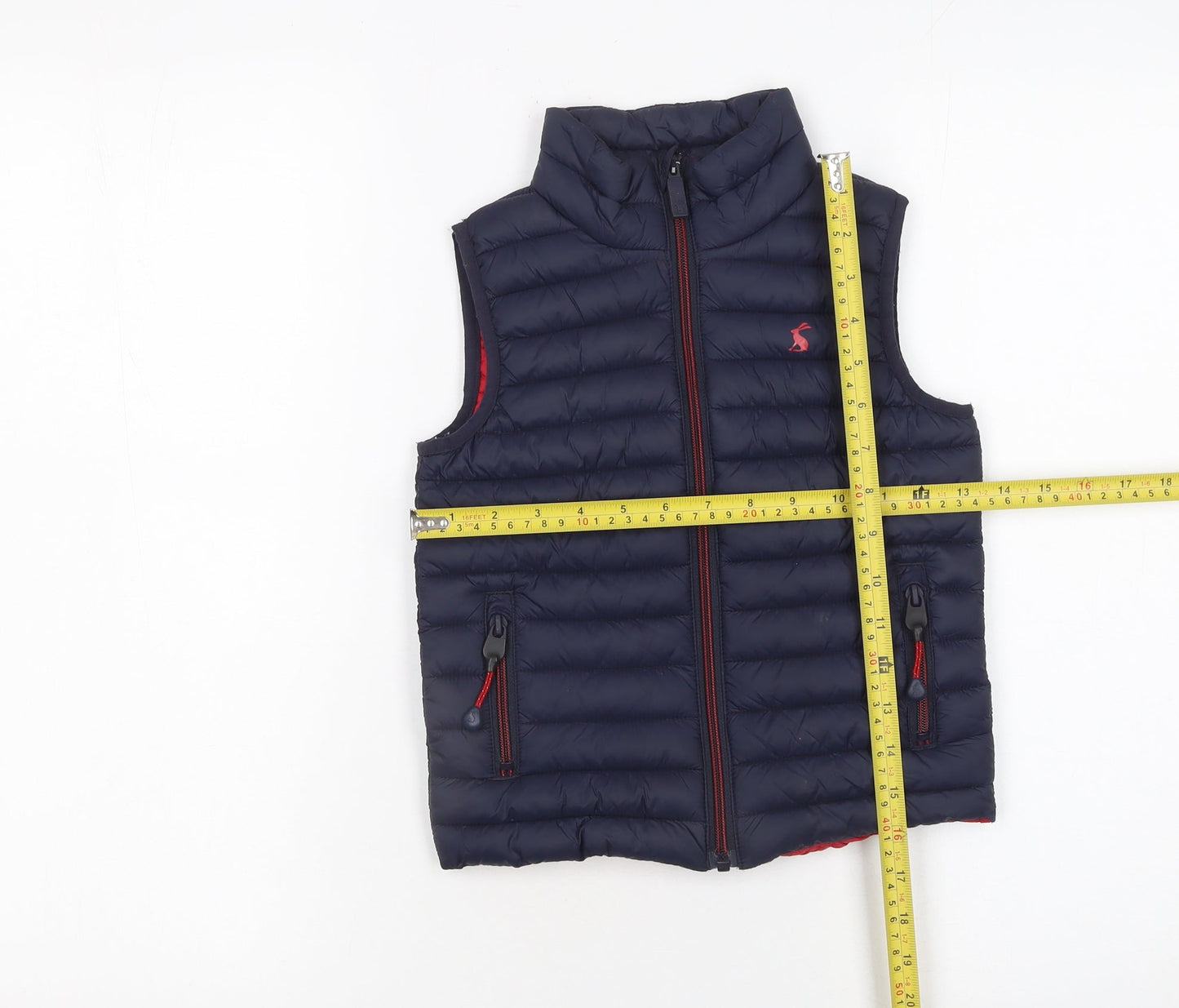Joules Boys Blue Padded Quilted Bodywarmer Gilet 4 Years