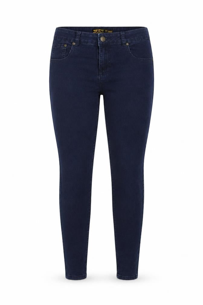 24|7 Authentic Denim Women's Blue Skinny Jeans Size 12 Stretch