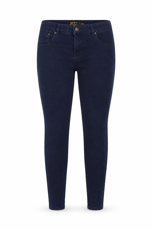 24|7 Authentic Denim Women's Blue Skinny Jeans Size 12 Stretch