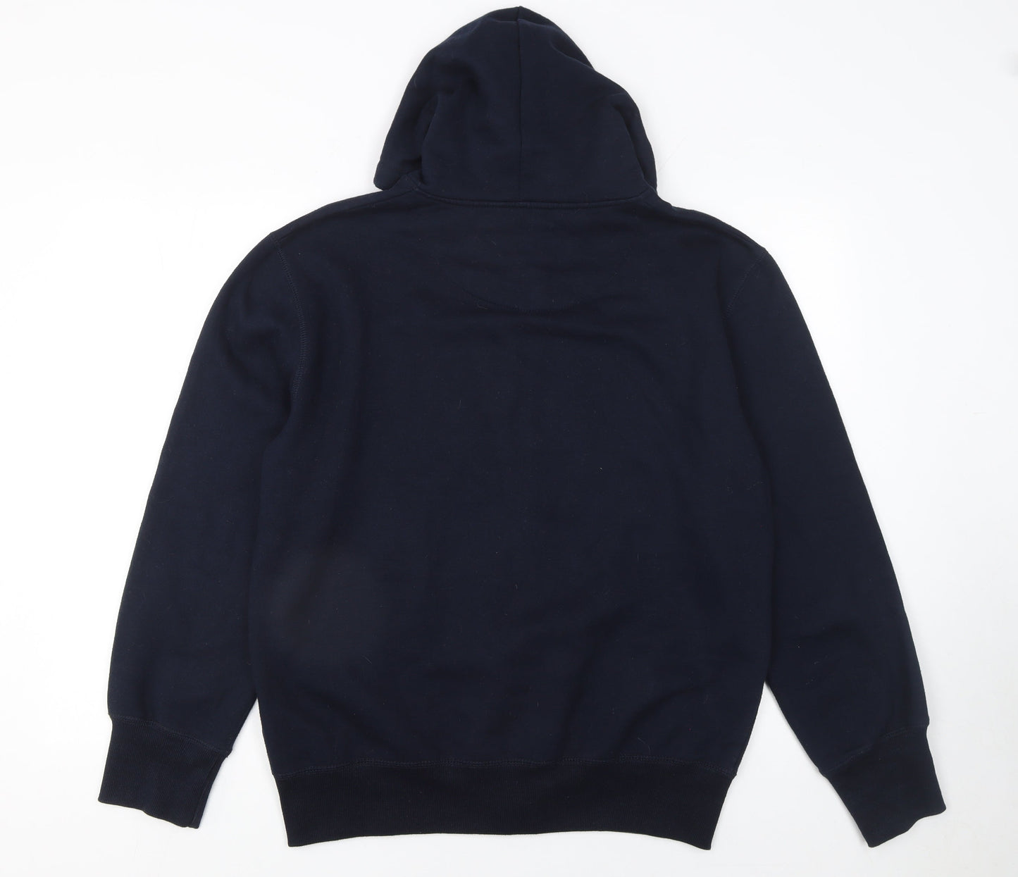 French Connection Men's Blue Full Zip Hoodie Size L