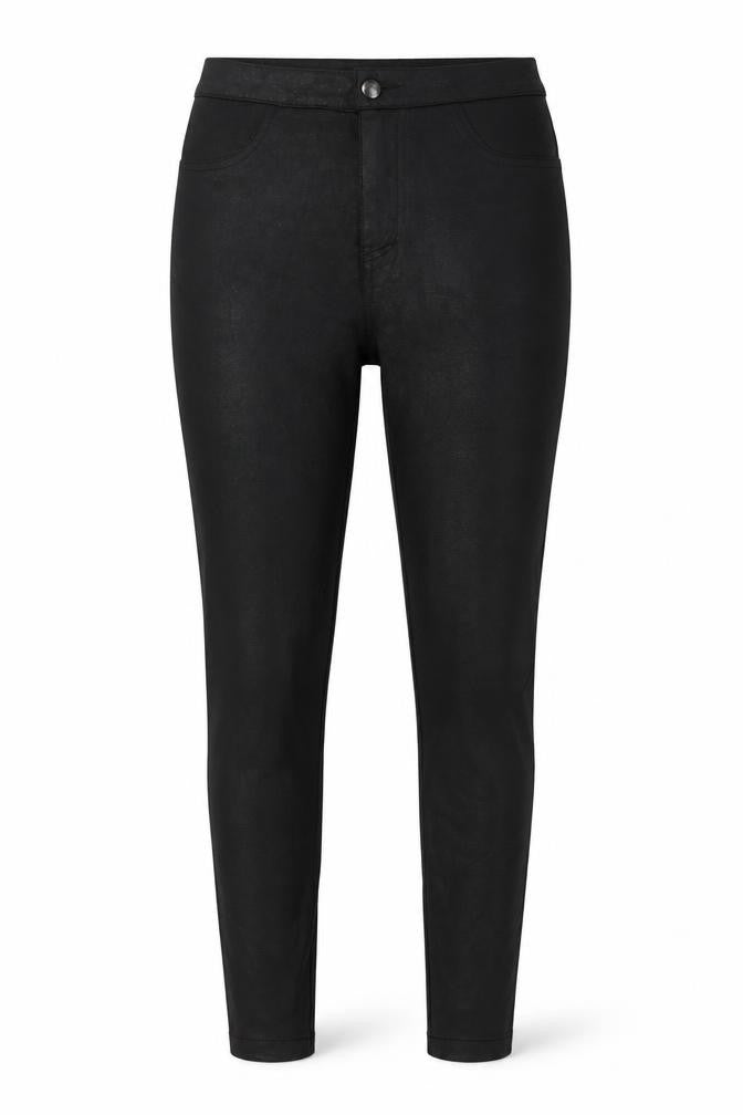 Dunnes Stores Women's Black Skinny Trousers Size 12 S Polyester Blend