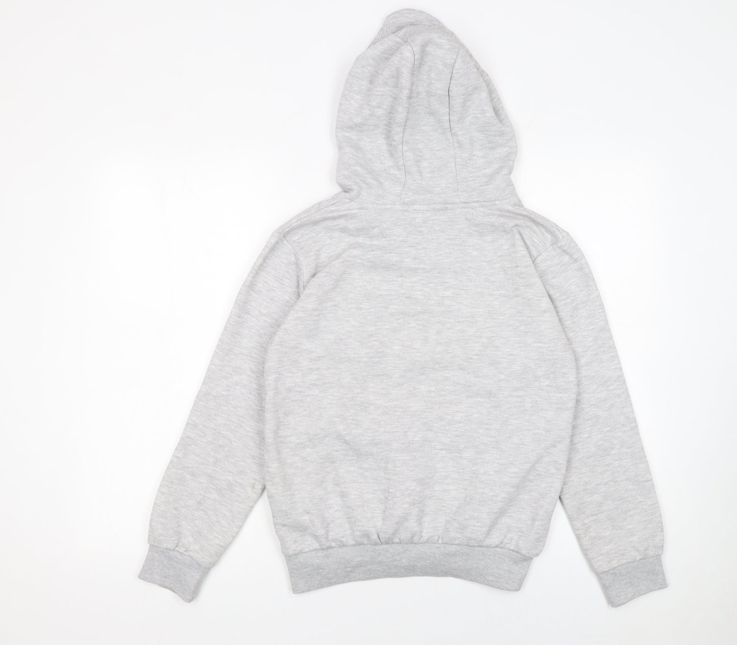 Mckenzie Girls Grey Pullover Hoodie 12-13 Years Logo Fleece Sweatshirt