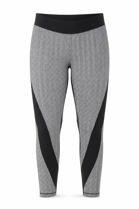 Ivy Park Womens Black Grey Large Leggings Stretch Activewear Trousers