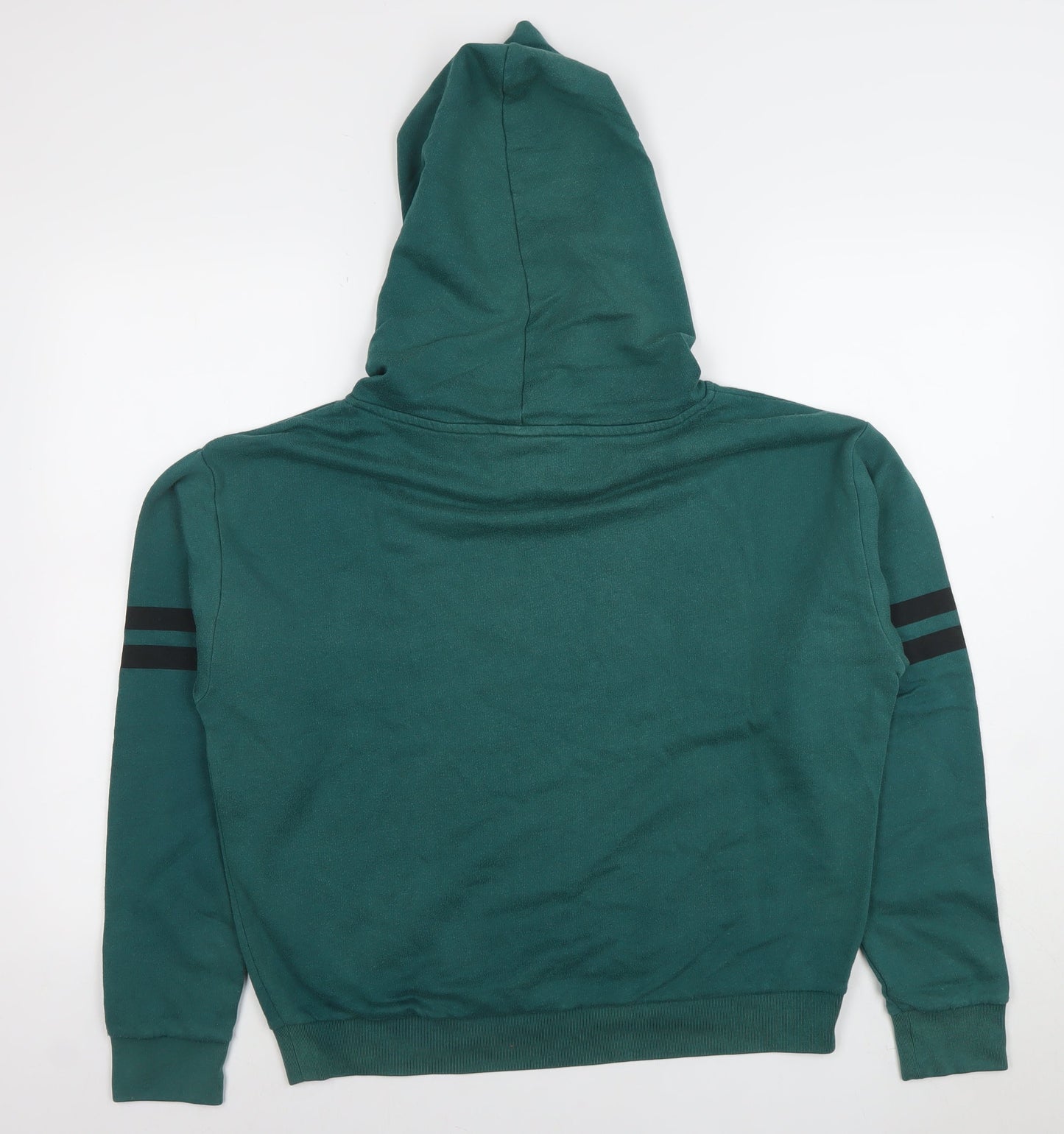 Victoria's Secret PINK Women's Green Pullover Hoodie Size M Cotton Blend