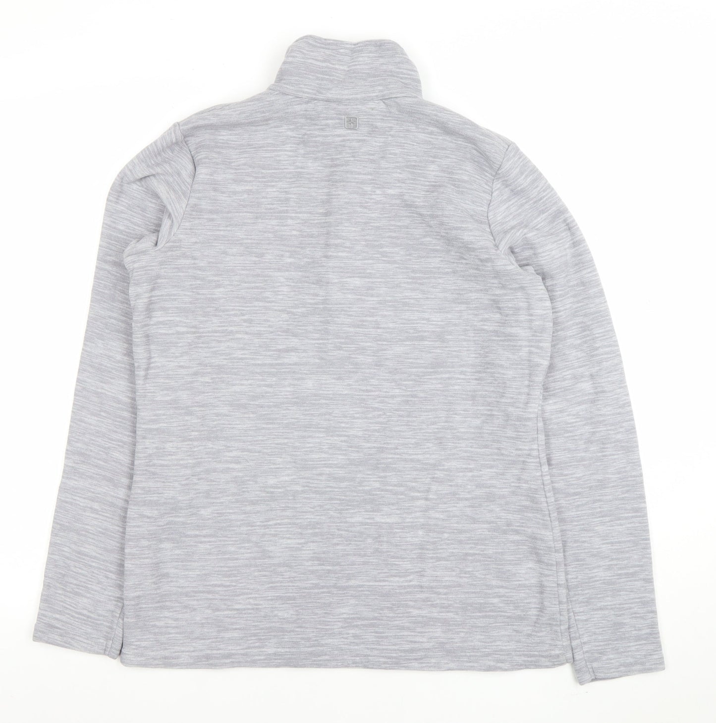 Mountain Warehouse Women Grey 1/2 Zip Fleece Pullover UK 14