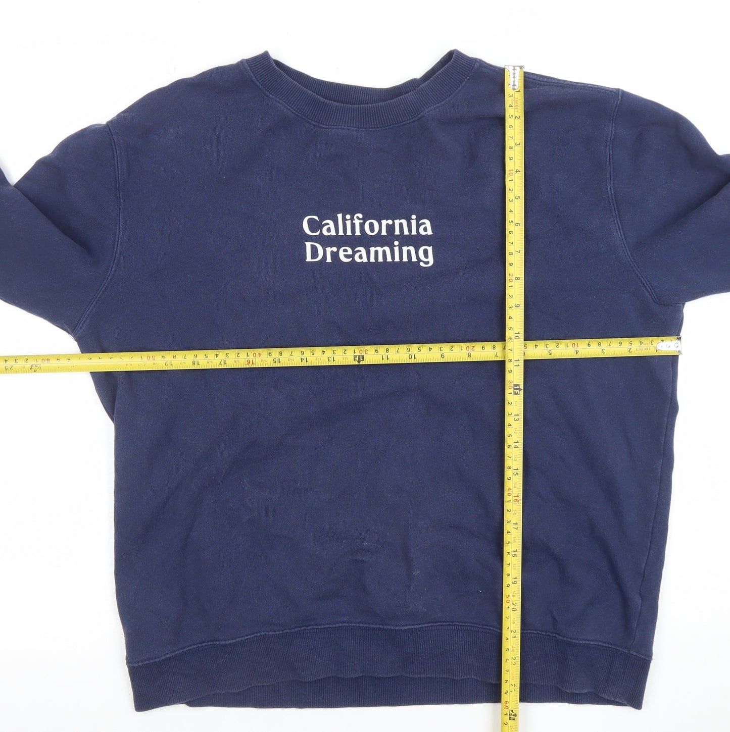 Cotton On Women Navy Blue California Dreaming Sweatshirt M