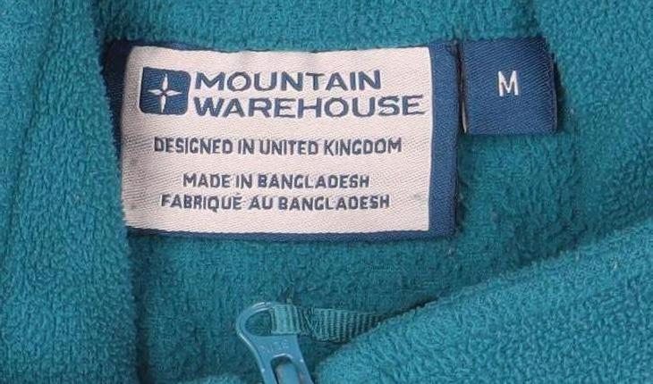 Mountain Warehouse Women’s Blue Fleece Pullover Sweatshirt M