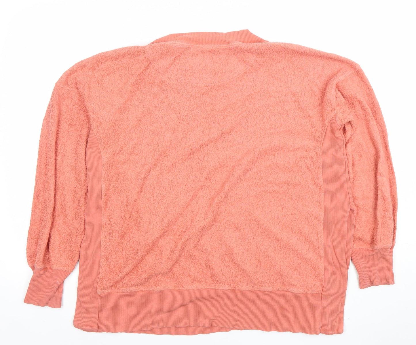 Aerie Women’s Pink Pullover Sweatshirt XS Relaxed Fit Cotton Blend