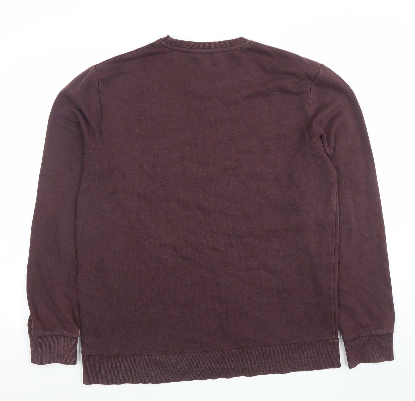 Jack & Jones Men’s Brown Logo Crew Neck Sweatshirt Size L