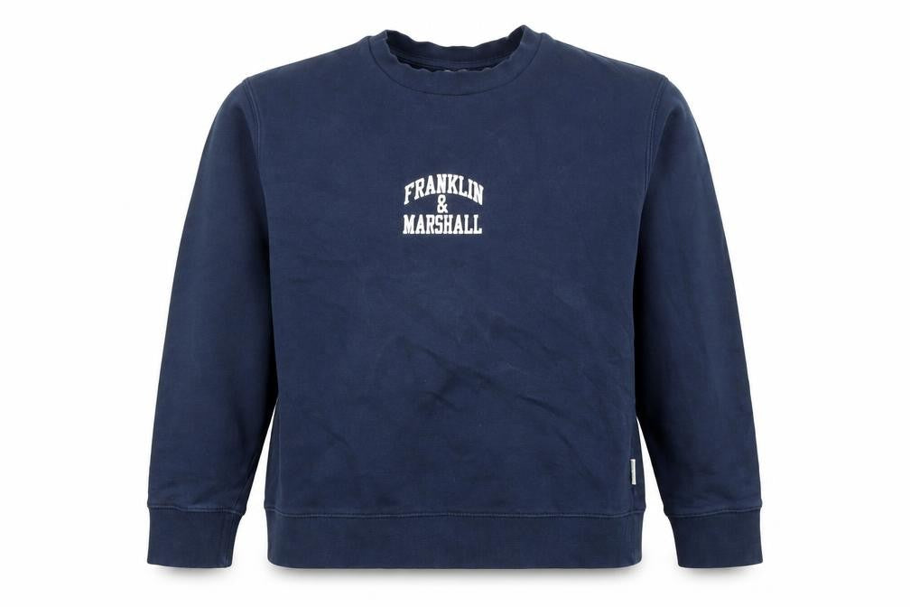 Franklin & Marshall Womens Navy Blue Pullover Sweatshirt M