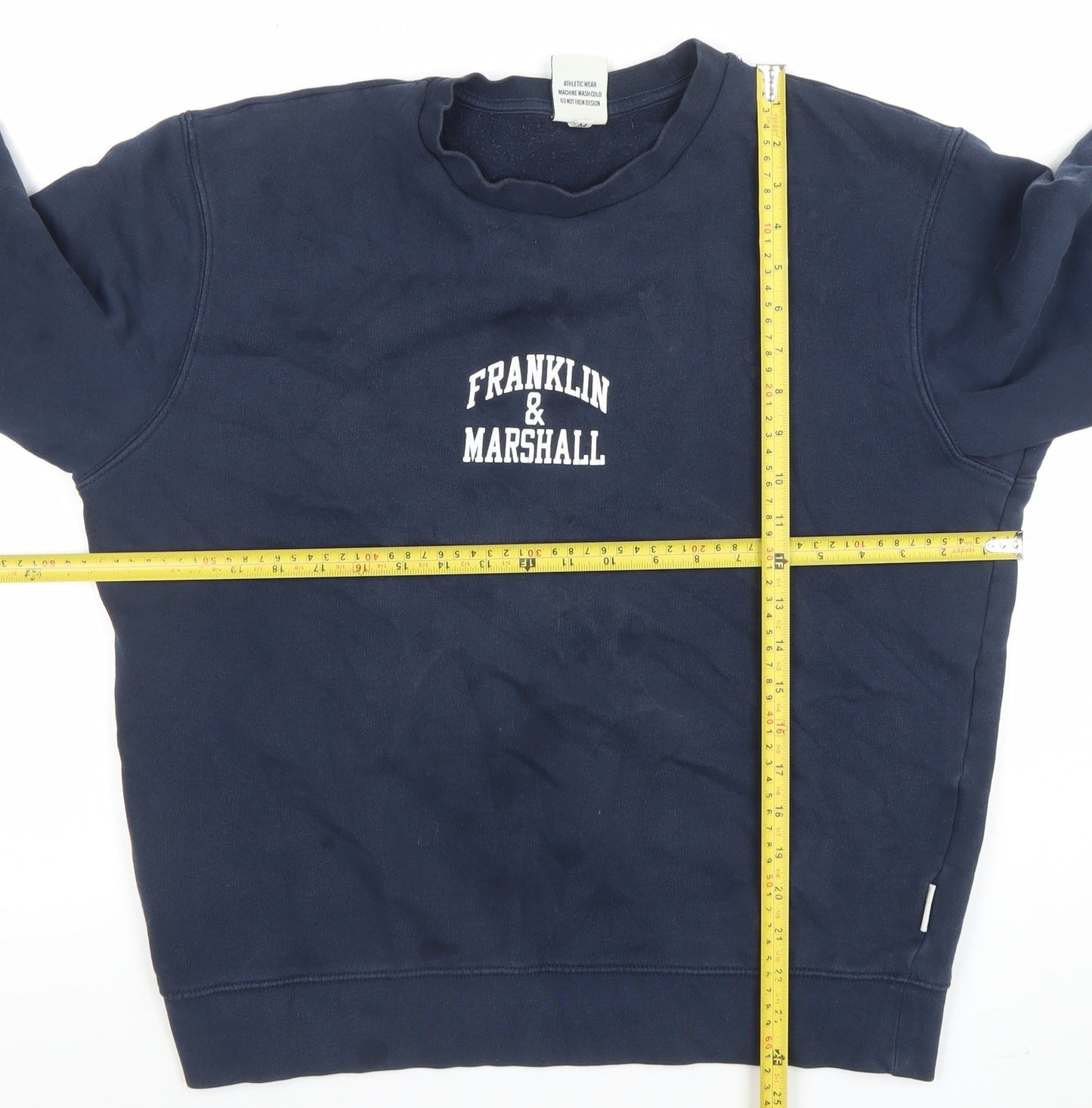 Franklin & Marshall Womens Navy Blue Pullover Sweatshirt M