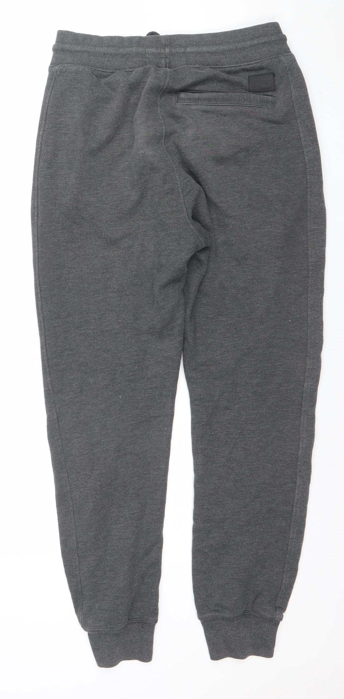 Firetrap Men's Grey Jogger Sweatpants M Regular Fit Cotton Blend
