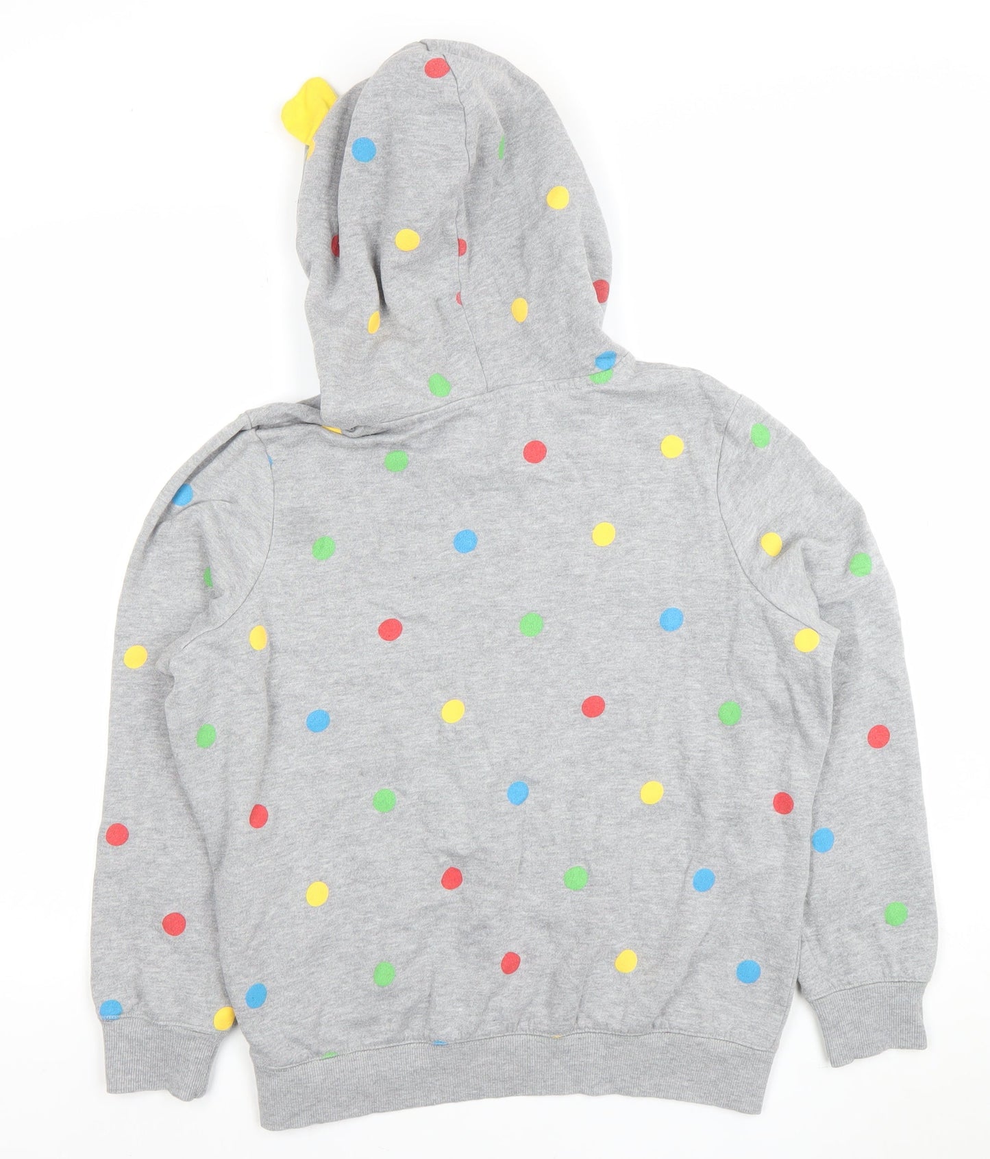 George Womens Grey Hoodie #Pudsey Power Polka Dot Size 16