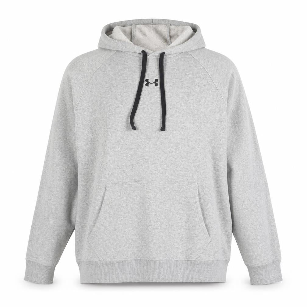 Under Armour Men’s Grey XL Pullover Hoodie Relaxed Fit Cotton Blend