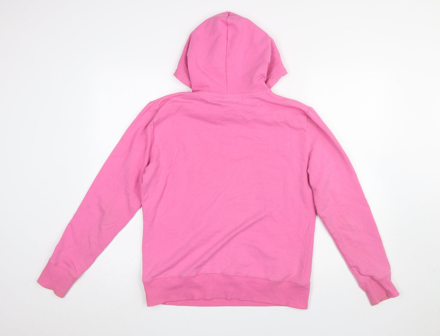 Henleys Womens Pink Pullover Hoodie Size 3 Cotton Blend Casual