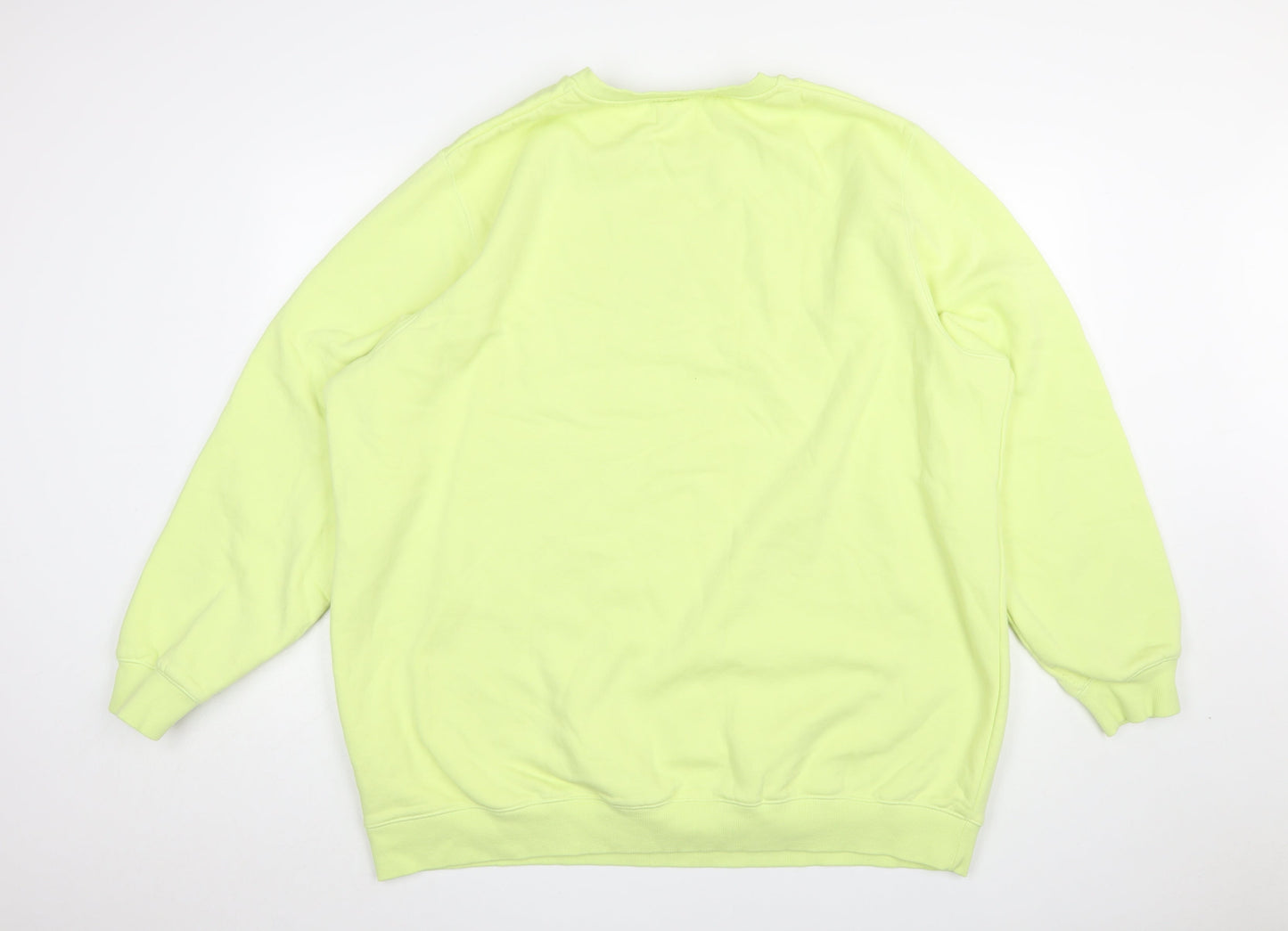 Jacamo Men's Yellow 3XL Crew Neck Pullover Sweatshirt