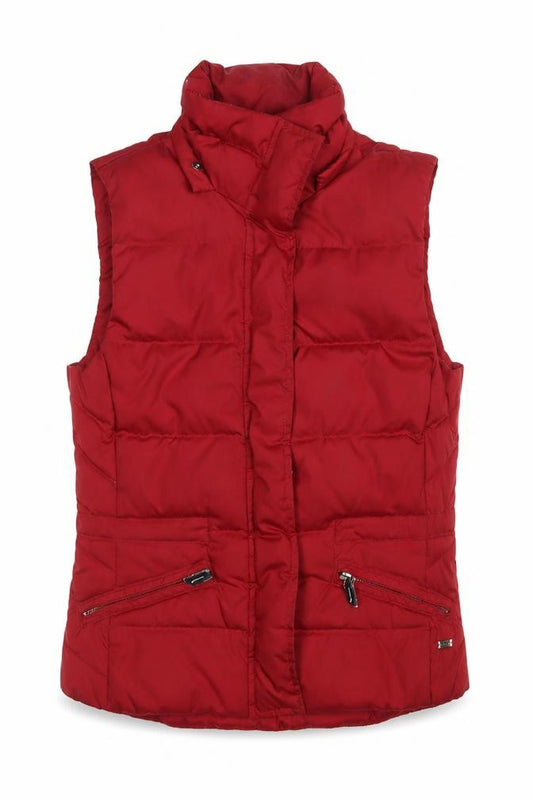 Esprit Women Red XS Puffer Waistcoat Lightweight Sleeveless Gilet