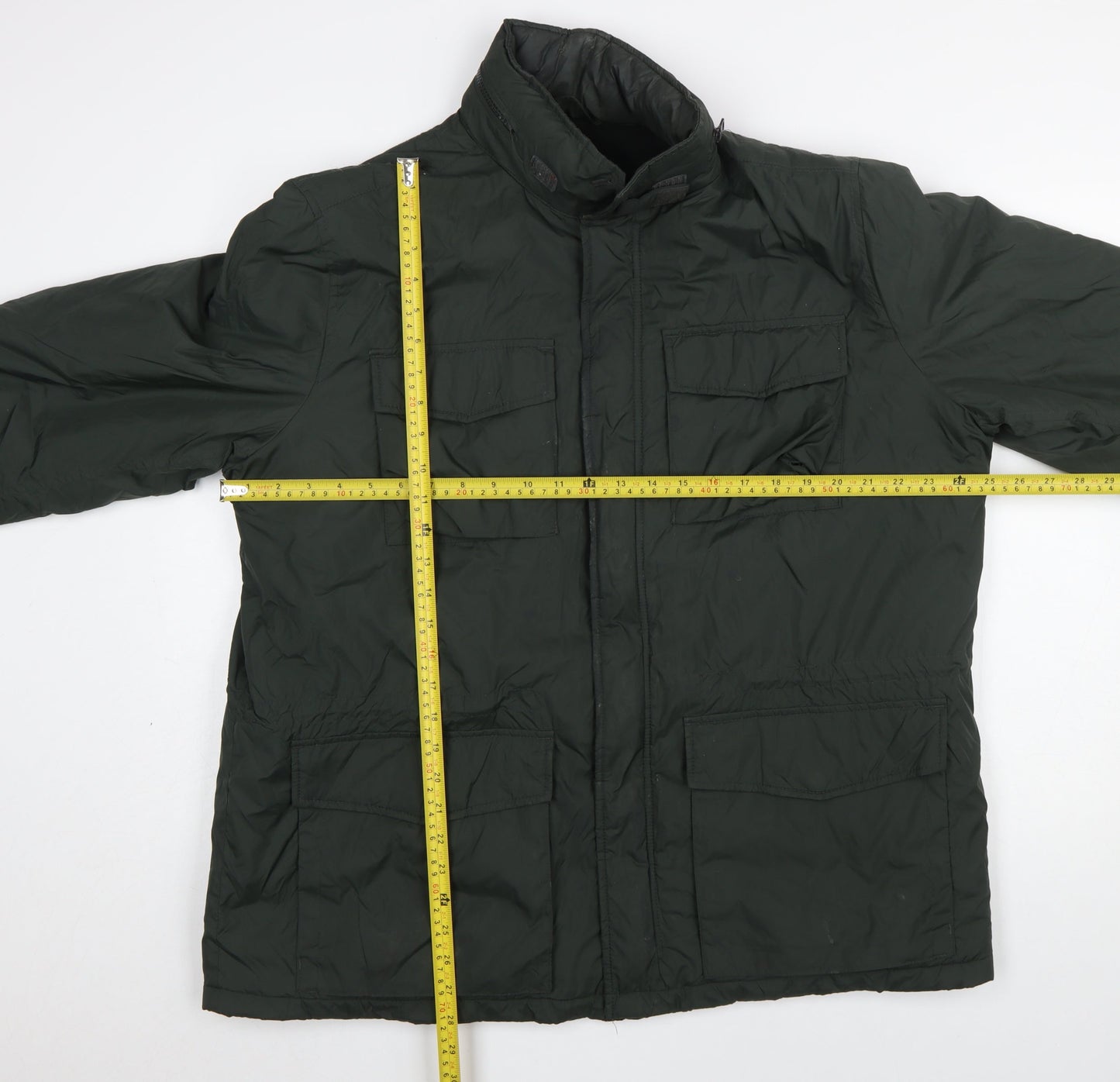 Marks and Spencer Men's Green XL Parka Jacket Water Resistant