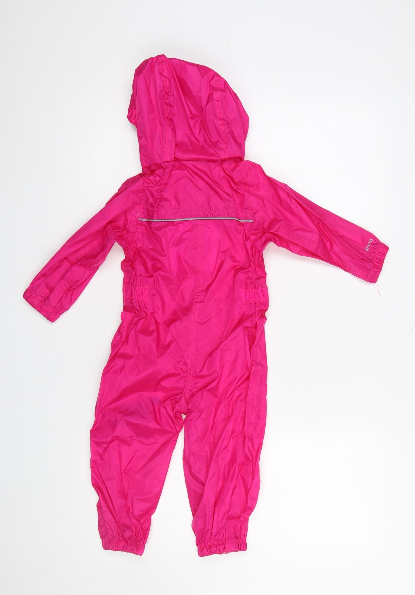 Regatta Pink Unisex Baby 12-18 Months Waterproof Hooded Rain Snowsuit