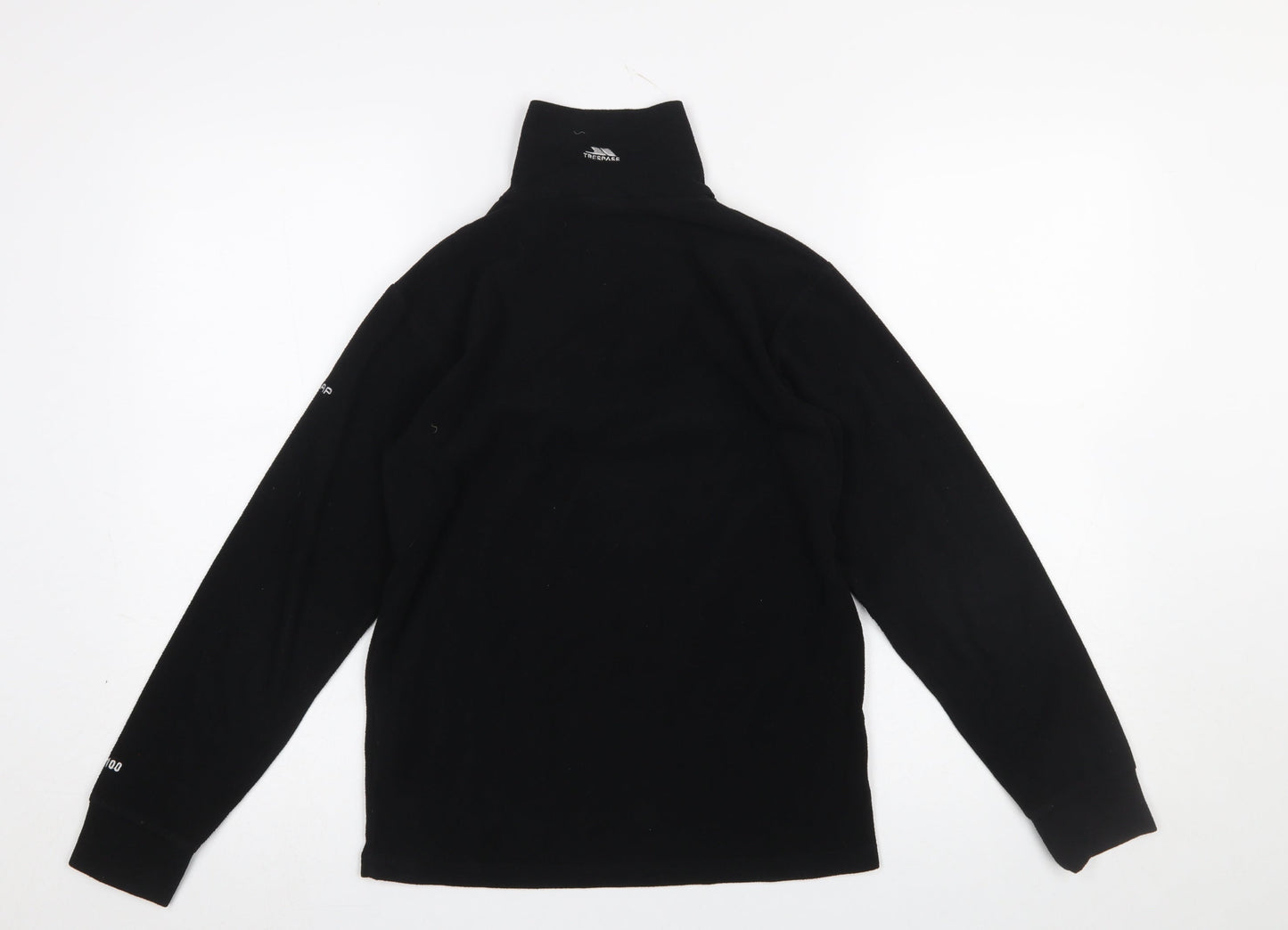 Trespass Boys Black Fleece 1/2 Zip Pullover Sweatshirt 11-12 Years