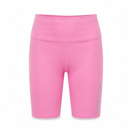 Calvin Klein Women’s Pink Biker Activewear Shorts M Slim Fit
