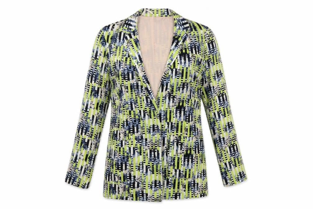 River Island Women's Multicoloured Blazer Jacket Size 6 Polyester Lined